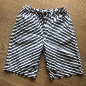 Old navy boys blue/white striped shorts size 12